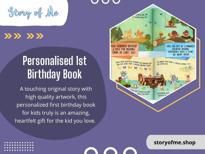 Personalised 1st Birthday Book